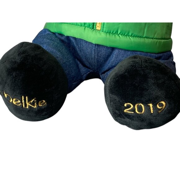 Belkie Winter Teddy Bear With Red Plaid Hooded Jacket & Green Puffer Vest 2019 - Picture 4 of 10